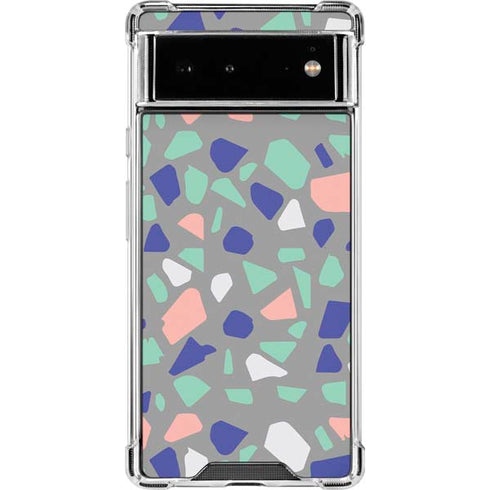 Cement Terrazzo Google Pixel 6 Clear Case